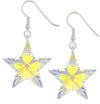 Lua Joia Star Earrings with Shimmer Crystals - Aurora Borealis - Sparkly Celestial Drop Earrings - Delicate & Fine Dangle Earrings - Jewellry Gift for Women, Girls, Teens, Wife & Girlfriend