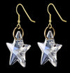 Lua Joia Star Earrings with Shimmer Crystals - Aurora Borealis - Sparkly Celestial Drop Earrings - Delicate & Fine Dangle Earrings - Jewellry Gift for Women, Girls, Teens, Wife & Girlfriend