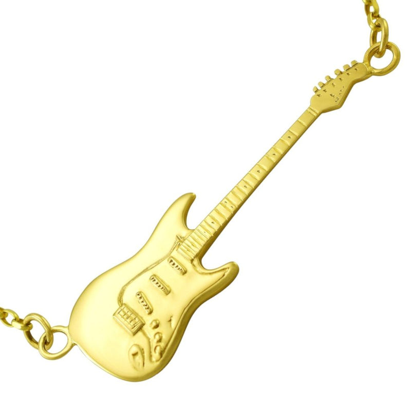 guys guitar necklace gold guitar jewellery music gifts for him uk