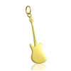 9ct gold guitar necklace pendant for ladies music jewelry