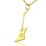 Mens guitar necklace gold guitar gifts for him uk
