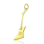 Mens guitar pendant gold guitar gifts for him uk