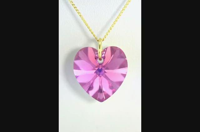Romantic gifts for lovers pink necklace UK