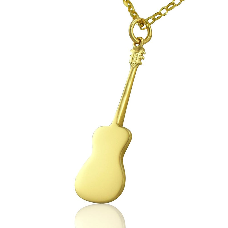 9ct gold guitar necklace for ladies music jewellery online