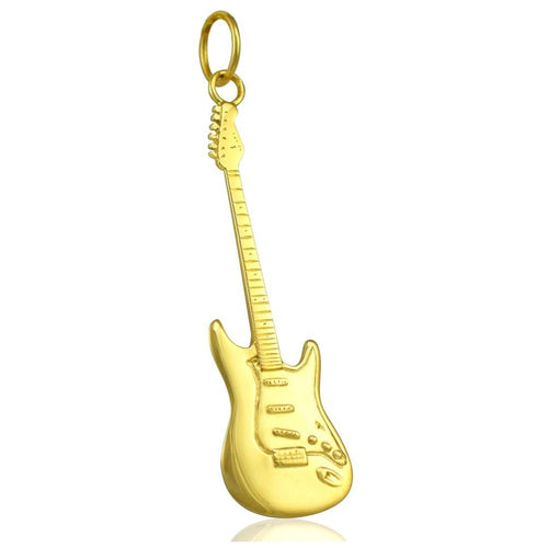 9ct Gold Guitar Pendant Music Gifts for her UK