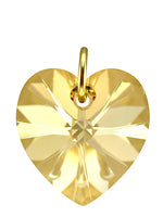 9ct gold heart pendant for ladies
