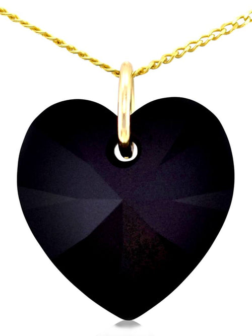 Womens gothic jewellery black necklace UK