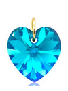 Turquoise December birthstone pendant gold