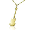  9ct gold guitar necklace music gift for him