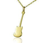  9ct gold guitar necklace music gift for him