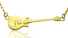 9ct gold guitar necklace for guys rock music gifts uk guitar jewellery