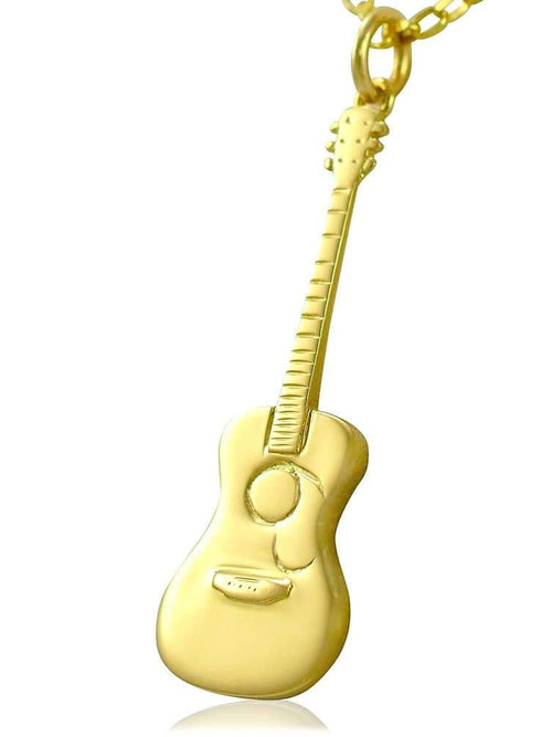9ct gold guitar necklace for ladies
