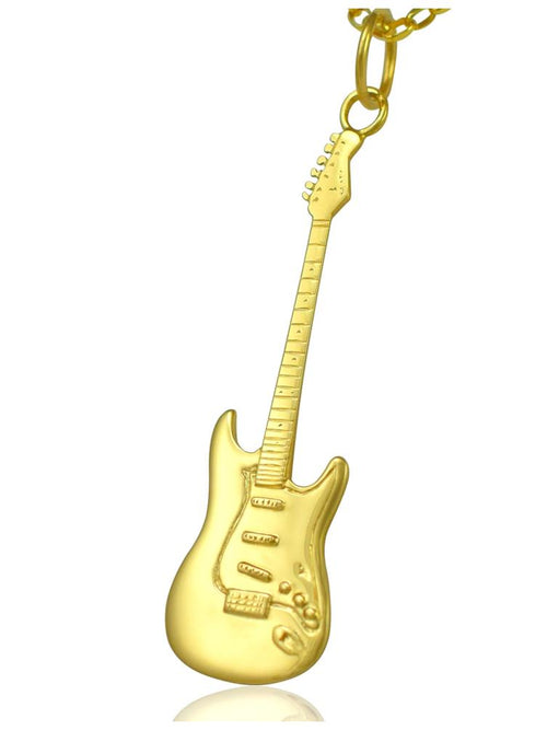 9ct gold guitar necklace for ladies music gifts for her uk