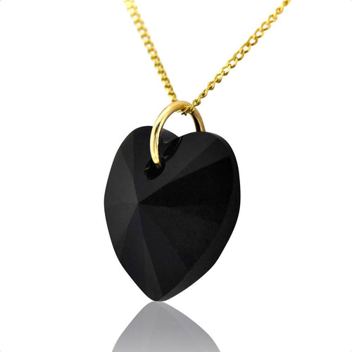 Luxury gothic jewelry gold and black necklace UK