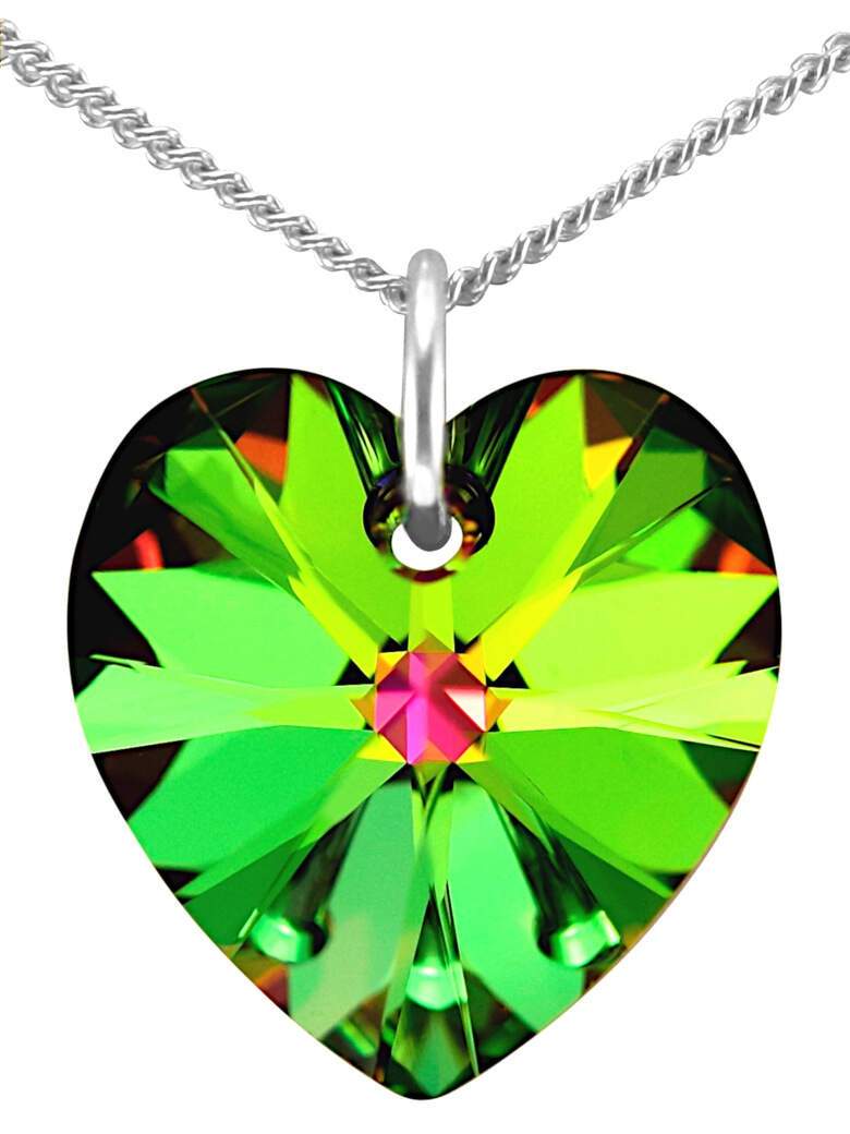 Natural Green Aventurine Heart Semi-precious Gemstone Pendant - 3cm - 3.5cm  - OrientalDirect.co.uk
