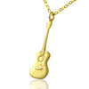 Guitar necklace for ladies gold music jewellery online
