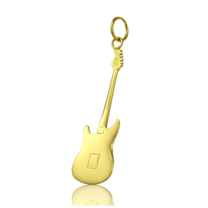 Guitar pendant gold jewellery for music lovers
