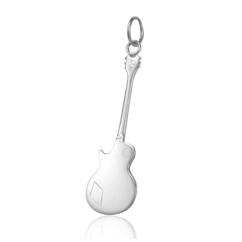 sterling silver Guitar pendant for girls rock music gifts for her