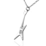Guitar necklace jewellery heavy metal music gifts UK