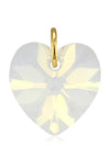 Moonstone crystal June birthstone jewellery gold heart pendant