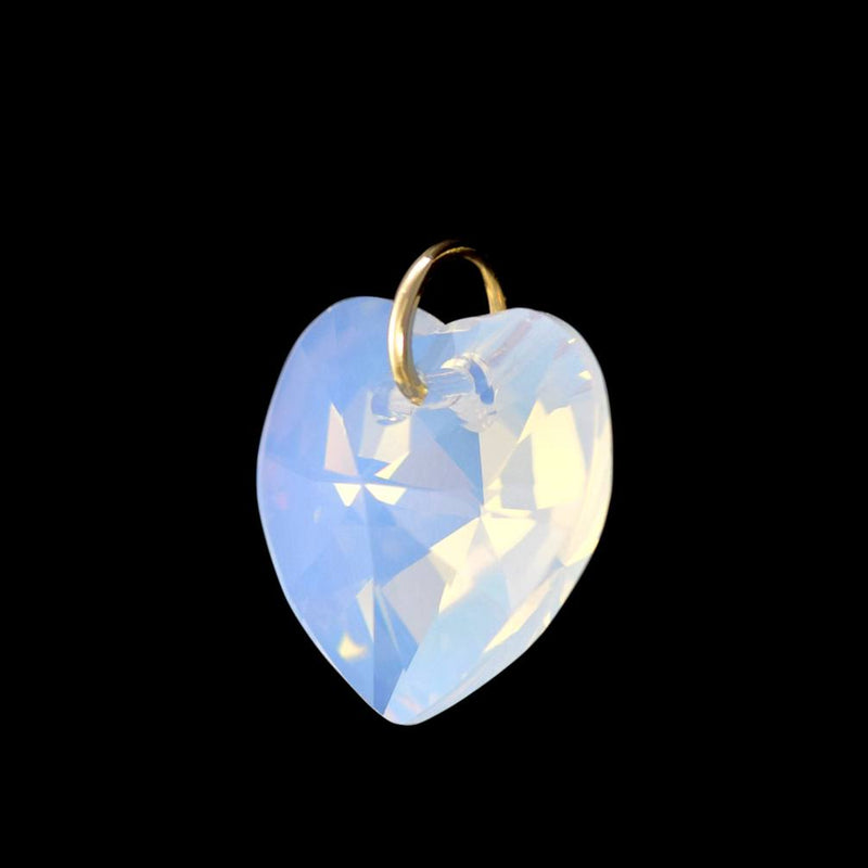 Moonstone June birthstone pendant gold