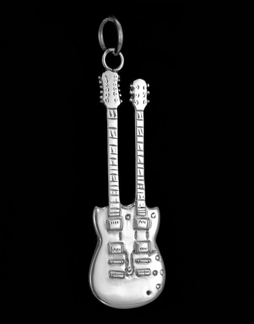 Double neck guitar pendant led Zeppelin merchandise UK