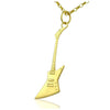 Gold jewellery musical necklaces guitar gifts for her