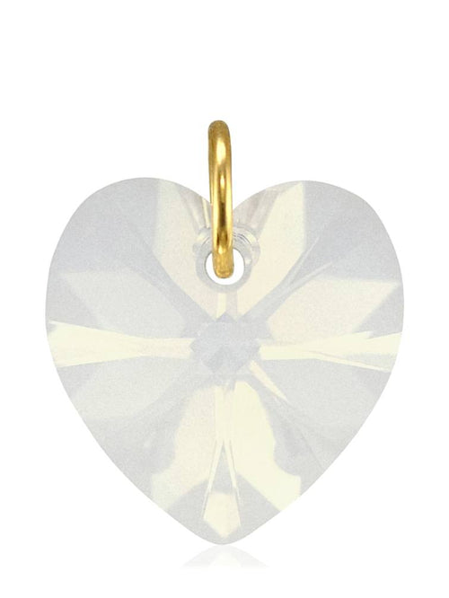 White opal October birthstone pendant