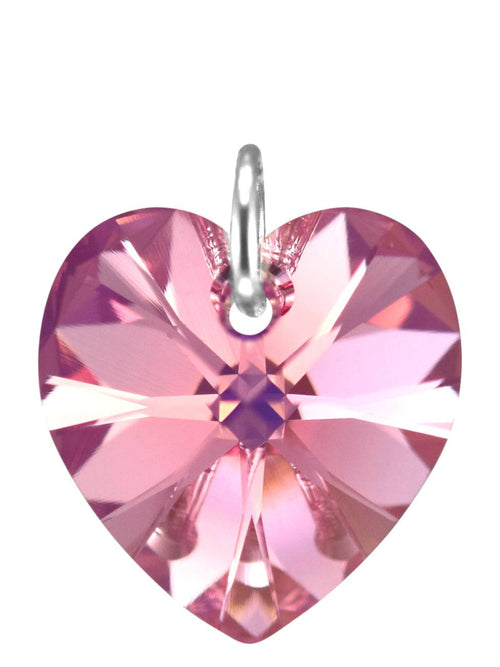 Gifts for girls pink love heart pendant