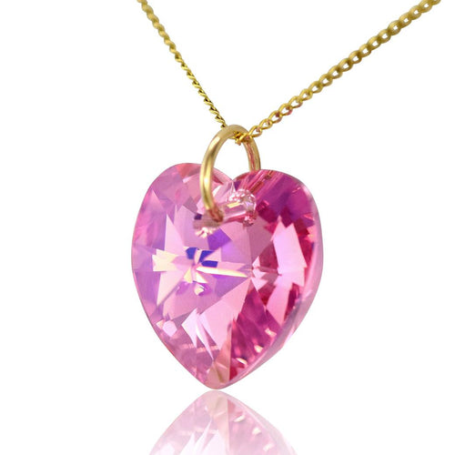 Unique romantic gifts for her pink necklaces UK