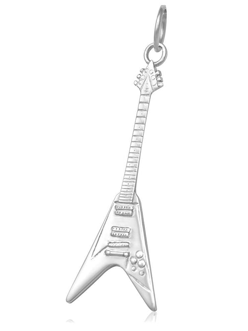 Guitar necklace charm rock music gifts for her