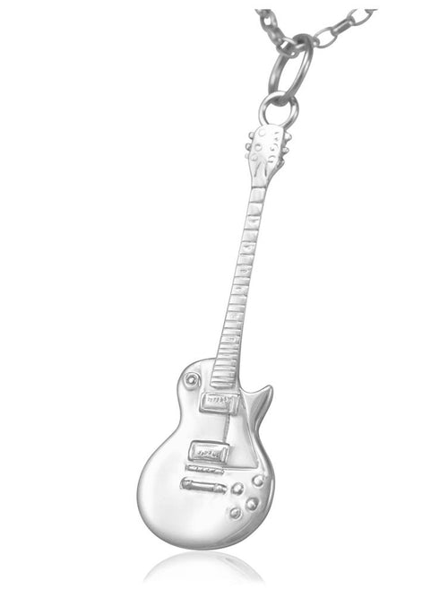 Guitar necklace for guys rock music gifts for him