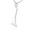 Guitar pendant silver rock music necklaces UK