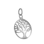 Ladies silver tree of life pendant UK