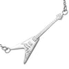 sterling Silver guitar necklace jewelry guitar gifts for him music pendant