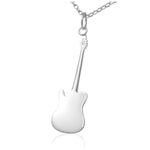 Sterling silver guitar necklace for ladies music gifts