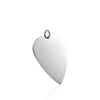 Music jewellery sterling silver guitar pick pendant