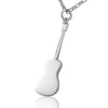 acoustic guitar necklace sterling silver uk music jewelry store