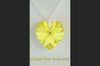 Yellow Citrine crystal November birthstone jewellery silver heart pendant