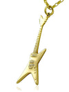 9ct gold guitar necklace music gifts for metalheads uk image