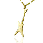 9ct gold guitar necklace music gifts for metalheads uk image