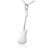 sterling silver guitar necklace for women bass guitar gifts for her