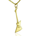 Mens guitar necklace gold guitar gifts for him uk