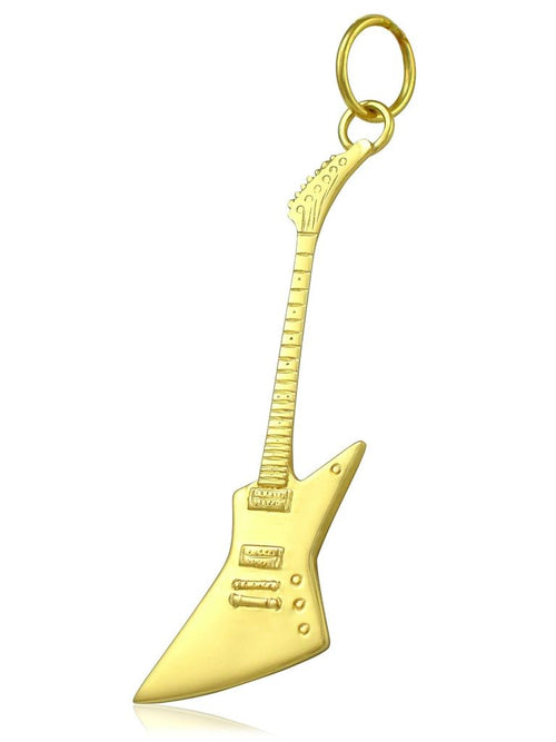 Mens guitar pendant gold guitar gifts for him uk