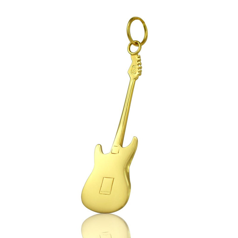 Mens gold guitar pendant music gifts for him uk